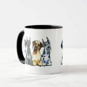 Vier Grote Denen Mok (Voorkant links)