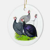Vier Guineas Keramisch Ornament (Links)