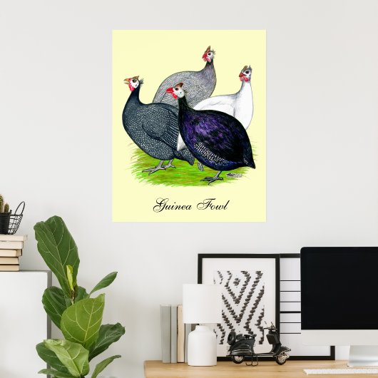 Vier Guinee Poster (Thuiskantoor)