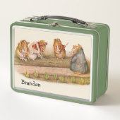 Vier Guinee Varkens Gardening (Voorkant)