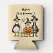 Vier Halloween eenden in kostuums - Happy Quackowe Blikjeskoeler (Achterkant)