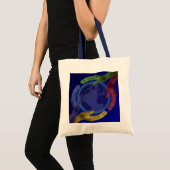 Vier Handen op Aarde Tote Bag (Voorkant (product))