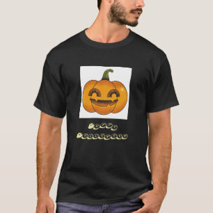 Vier Happy Halloween pompoen kleding Mannen T-shirt