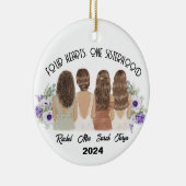 VIER HARTEN, ÉÉN ZUSTERSCHAP KERAMISCH ORNAMENT (Rechts)