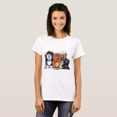 Vier Havanese T-shirt (Voorkant volledig)