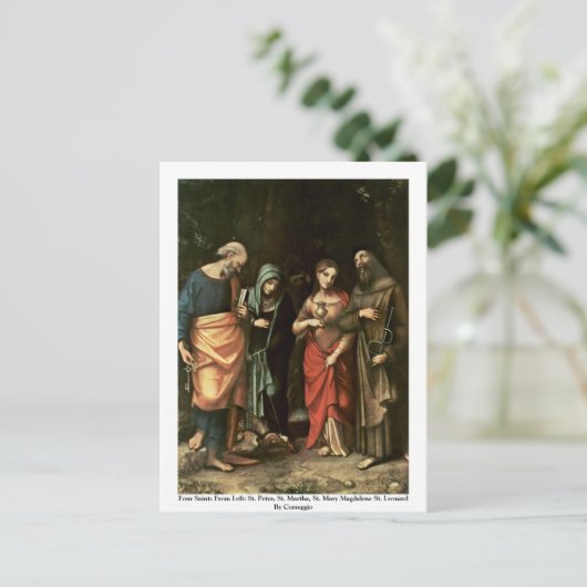 Vier heiligen briefkaart (Staand voorkant)