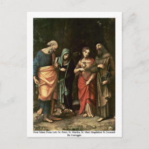 Vier heiligen briefkaart