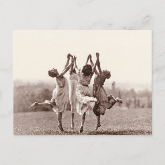 Vier heksen van Monte Verita Briefkaart (Voorkant)