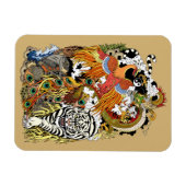 vier hemeldieren magneet (Horizontaal)