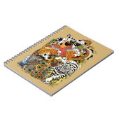 vier hemeldieren notitieboek (Linkerzijde)