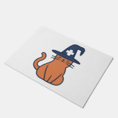 Vier Herfst met een Feline Twist - One Spooky Nu Deurmat (Schuin)