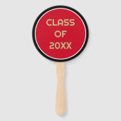 Vier het! 20e klas reünie handwaaier (Achterkant)