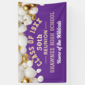 Vier het! 50e klasreünie-feestbanner spandoek (Verticaal)