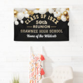 Vier het! 50ste klasreünie-feestbanner spandoek (Insitu)