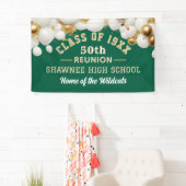 Vier het! 50ste klasreünie-feestbanner spandoek (Insitu)
