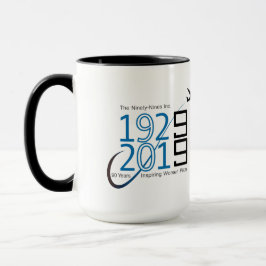 Vier het 90-jarig jubileum mok