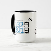 Vier het 90-jarig jubileum mok (Voorkant links)