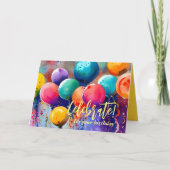 Vier het! Aangepaste tekst bij elke gelegenheid Kaart (Voorkant)