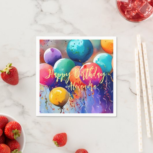 Vier het! Aangepaste tekst bij elke gelegenheid Servet (Insitu)