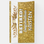 Vier het! Aangepaste Verjaardagsbanner voor Pensio Spandoek (Verticaal)