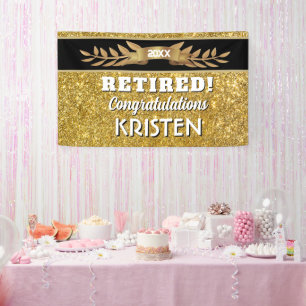 Vier het! Aangepaste Verjaardagsbanner voor Pensio Spandoek