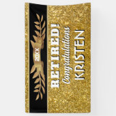 Vier het! Aangepaste Verjaardagsbanner voor Pensio Spandoek (Verticaal)