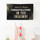 Vier het! Aangepaste verlovingsfeest Spandoek (Insitu)