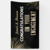 Vier het! Aangepaste verlovingsfeest Spandoek (Verticaal)