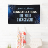 Vier het! Aangepaste verlovingsfeestje  Spandoek (Insitu)