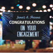 Vier het! Aangepaste verlovingsfeestje  Spandoek