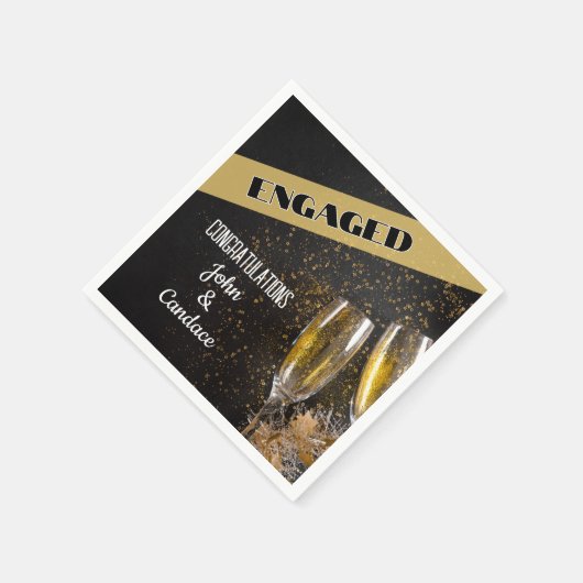 Vier het! Douane verjaardagsfeest servetten (Hoek)