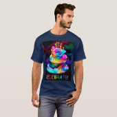 Vier het feest! Elke viering! T-shirt (Voorkant volledig)