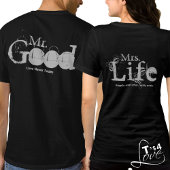 Vier het goede leven: Mr. & Mrs. Couples T-shirt
