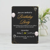 Vier het in stijl - gepersonaliseerde verjaardagsk kaart (Staand voorkant)