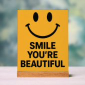 Vier het in stijl | Trendy feestborden en -baniere Acryl Bord (Neutraal)