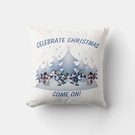 Vier het kerstfeest, kom op kussen (Voorkant)