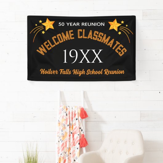 Vier het! Klasse reünie aangepaste Banner (Insitu)