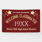 Vier het! Klasse reünie aangepaste Banner (Horizontaal)