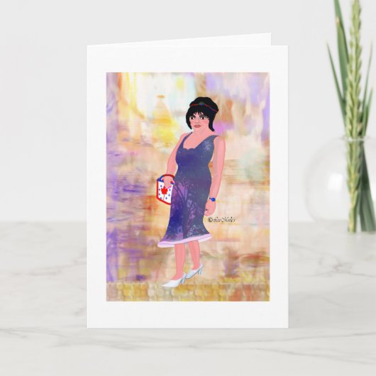 Vier het LeeMarie's Creative Design Kaart (Voorkant)