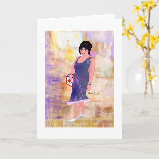 Vier het LeeMarie's Creative Design Kaart (Gele Bloem)