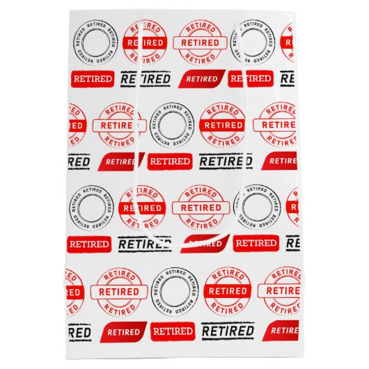 Vier het! Leuke gepensioneerde cadeautas (Achterkant)