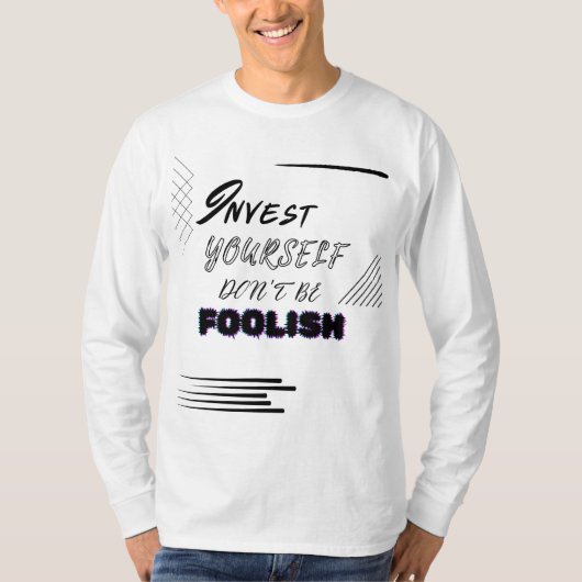 "Vier het leven: druk jezelf uit met Cutting-Edge T-shirt (Voorkant)