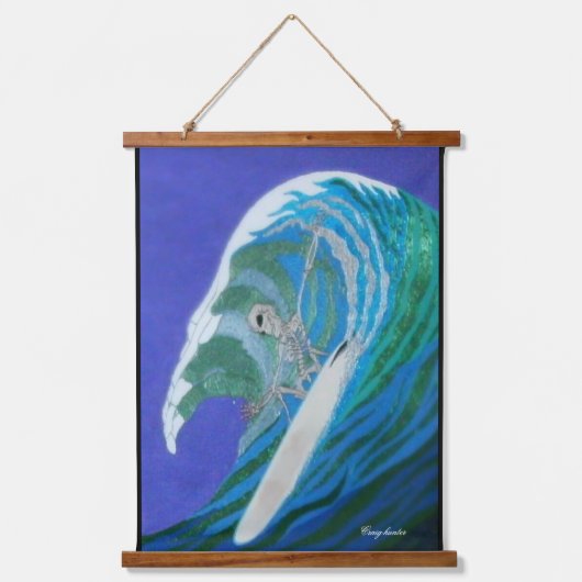 Vier het leven en lach hangend wandkleed (Voorkant 2)