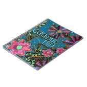 Vier het leven Inspirerende Floral Inspiratie Notitieboek (Linkerzijde)