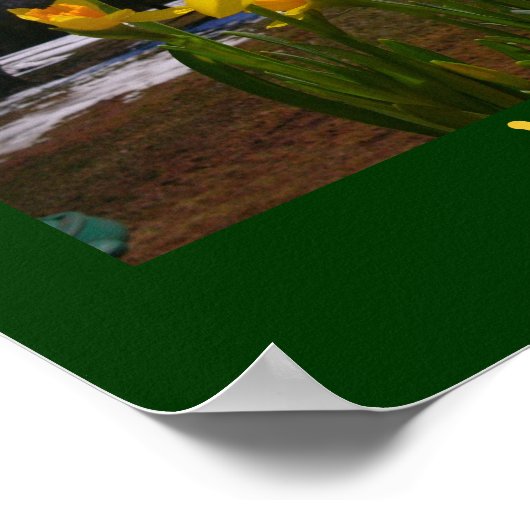 vier het leven/lente poster (Hoek)