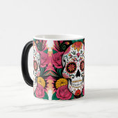 Vier het leven Suikerschedel Magische Mok (Voorkant links)