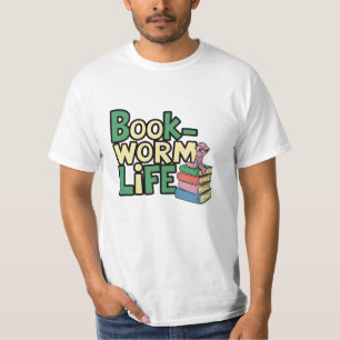 Vier het lezen met charmante Design voor boekenlie T-shirt