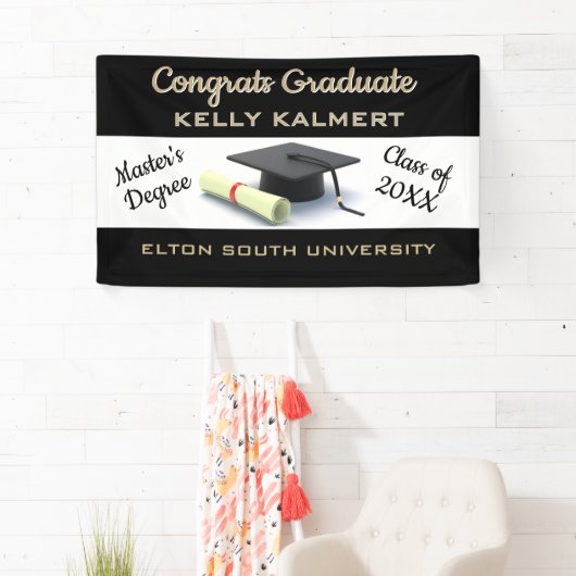 Vier het! Master's Degree Afstuderen Spandoek (Insitu)