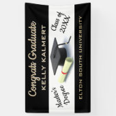 Vier het! Master's Degree Afstuderen Spandoek (Verticaal)