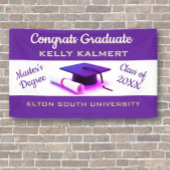 Vier het! Master's Degree Afstuderen Spandoek